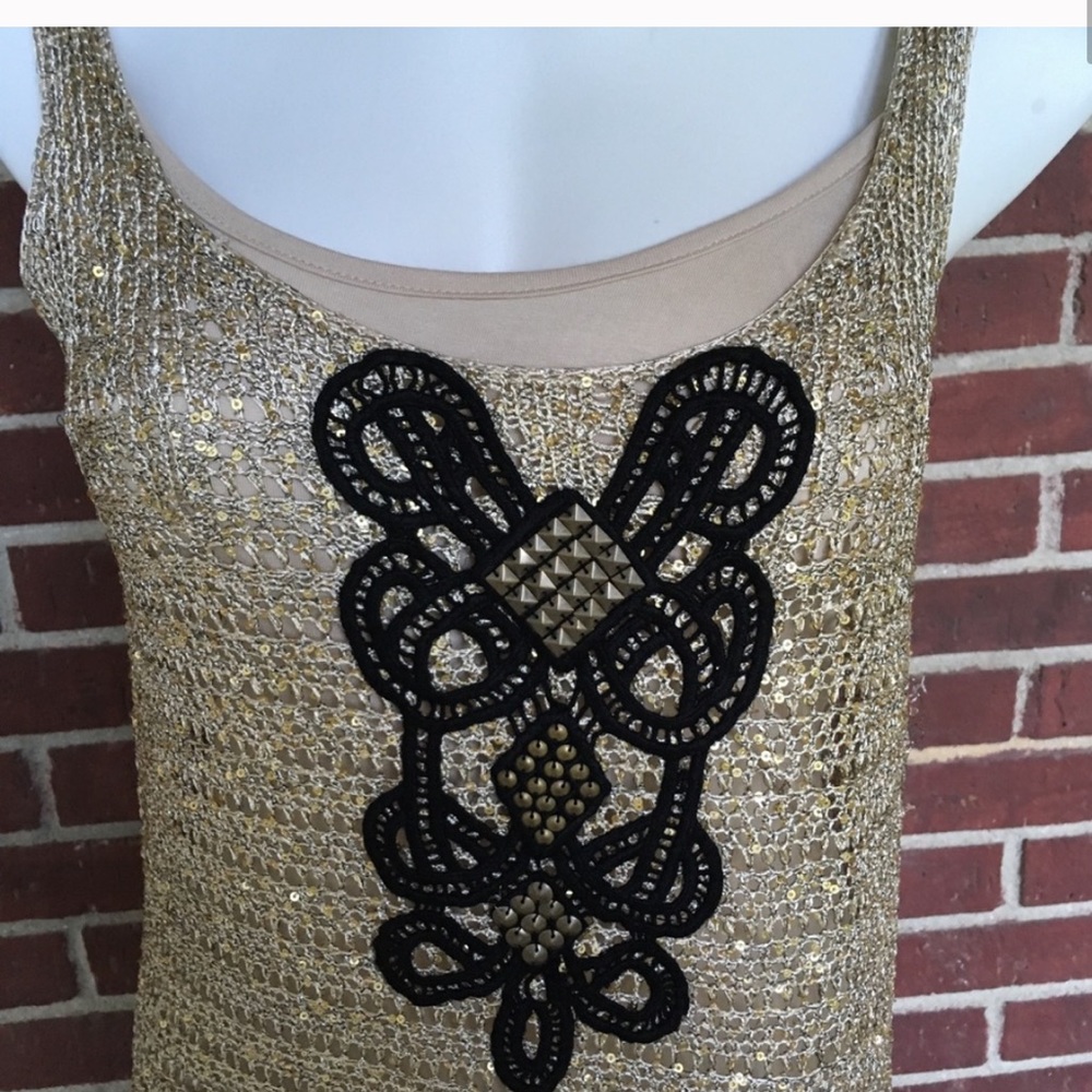 Free People sequin embroidered dress size M - Picture 5 of 8